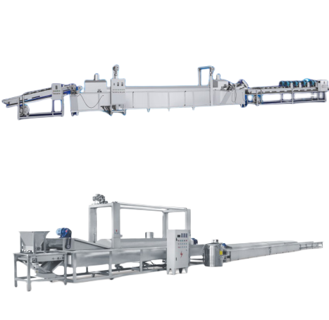 Gas automatic fried assembly line